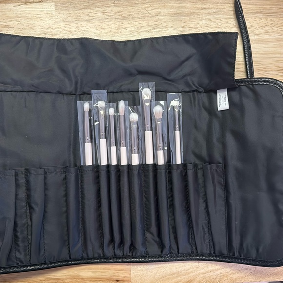 NWOT Sephora Roll-Up Travel Bag with ColourPop brushes. Brand new! - Picture 2 of 3